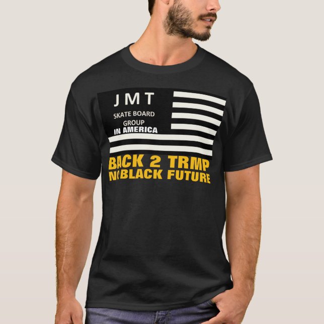 BACK 2 NO FUTURE. Basic Dark T-Shirt (Front)