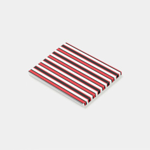 Back and Forth Black and Red Post-it Notes