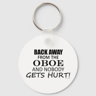 Back Away From The Oboe Keychain