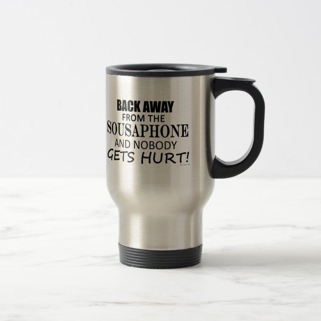 Back Away From The Sousaphone Travel Mug (Right)
