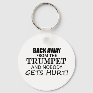 Back Away From The Trumpet Keychain