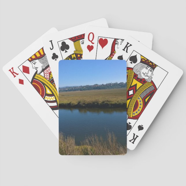 Back Bay, Newport Beach, California Playing Cards (Back)