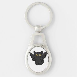 Back cat keychain