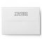 Back Flap Return Address 5 x 7 White Envelope