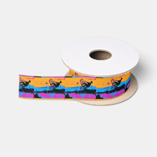 Back-flip BMX Satin Ribbon