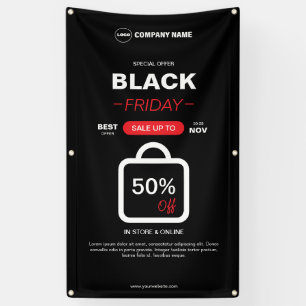 Back Friday Custom Logo Banner
