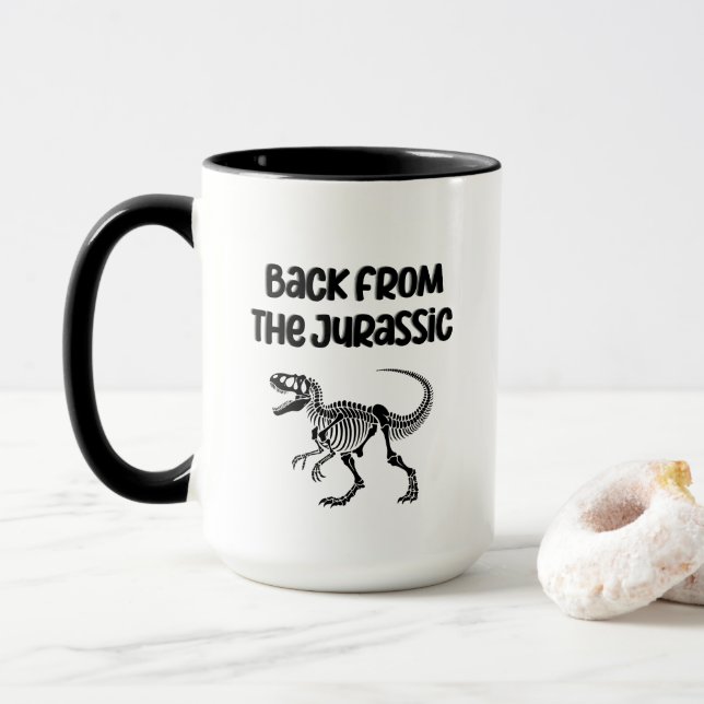 Back From The Jurassic Mug (With Donut)