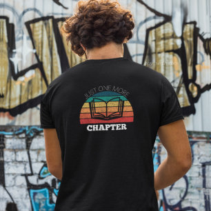 back & front Never Judge A Book By Its Movie funny T-Shirt
