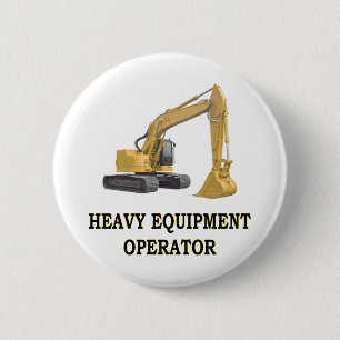 BACK HOE 2 INCH ROUND BUTTON