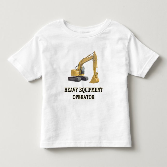 BACK HOE TODDLER T-SHIRT (Front)