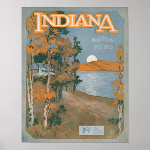 Back Home Again In Indiana Poster