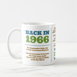 Back in 1966, Custom Name Year You Were Born Coffee Mug