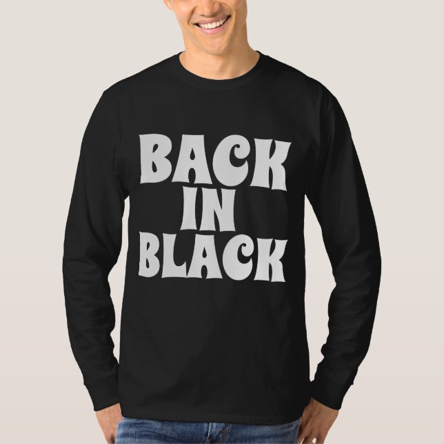 BACK IN BLACK VINTAGE T-SHIRTS (Front)