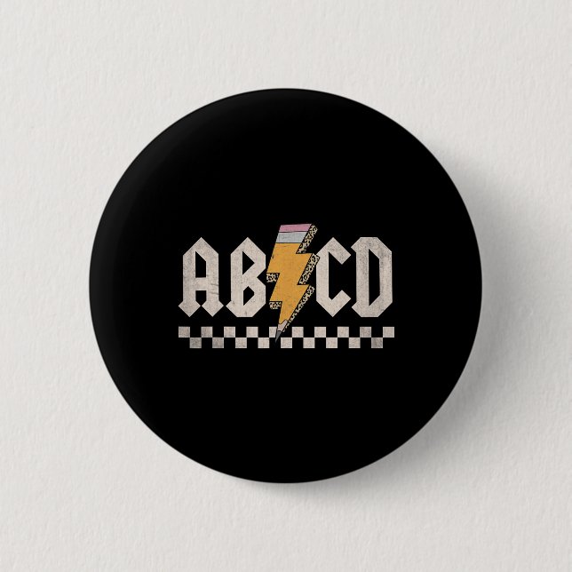 Back In Class First Day Back To School Teacher Stu 2 Inch Round Button (Front)