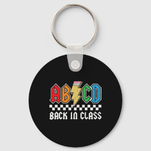 Back In Class Rocks Back To School Boys Girls Teac Keychain