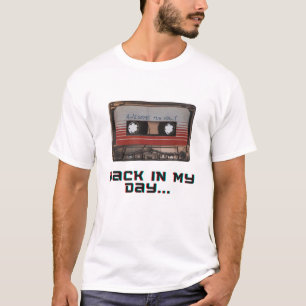 "back in my day" Retro style cassette tee