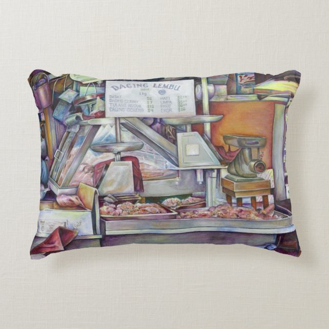 Back in Ten Minutes, Forgot my Wife's Birthday Accent Pillow (Front)