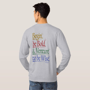 Back - Magical Horace Quote Long Sleeve T-Shirt