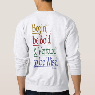 Back - Magical Horace Quote Sweatshirt