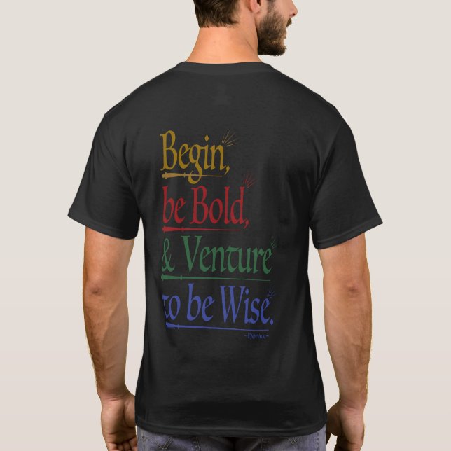 Back - Magical Horace Quote Unisex Tee (Back)