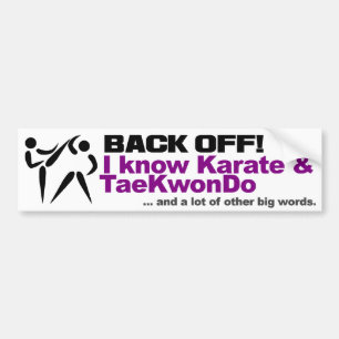 Back Off bumpersticker Bumper Sticker