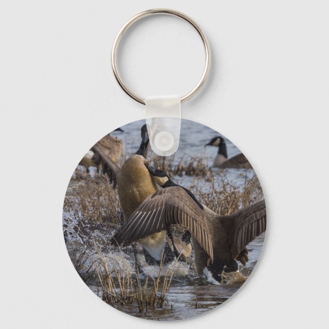 Back Off Keychain (Front)