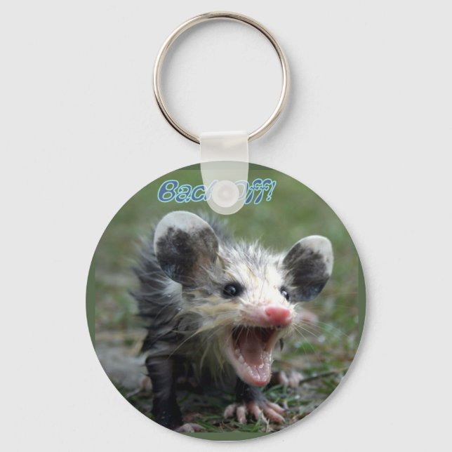 Back Off Keychain (Front)