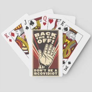 BACK OFF! playing cards