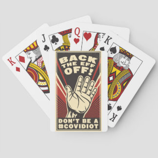 BACK OFF! playing cards