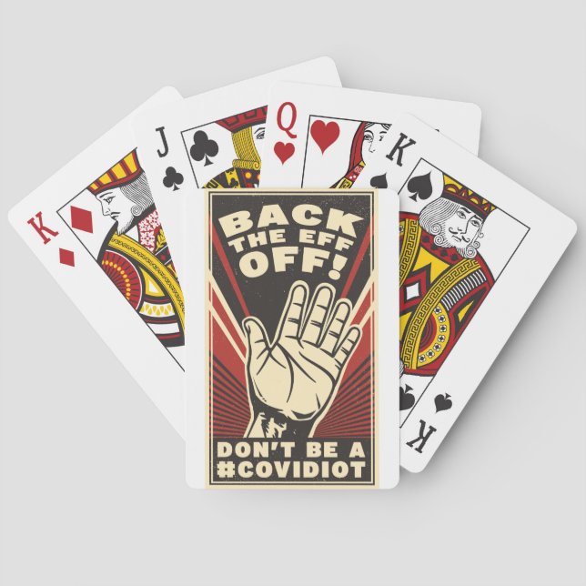 BACK OFF! playing cards (Back)