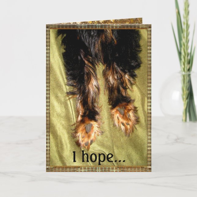 Back on your feet Customizable Card (Front)