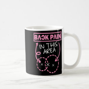 Back Pain In This Area Funny  Coffee Mug