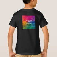 Back Side Design Print Customizable Template Boys