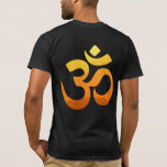 Back Side Om Mantra Gold Sun Meditation Yoga Men's T-Shirt<br><div class="desc">Back Side Om Mantra Gold Sun Meditation Yoga Yellow Orange Inspirational Fitness Symbol Asana Relax Sunrise Elegant Template Men's Bella Canvas Basic Black T-Shirt.</div>