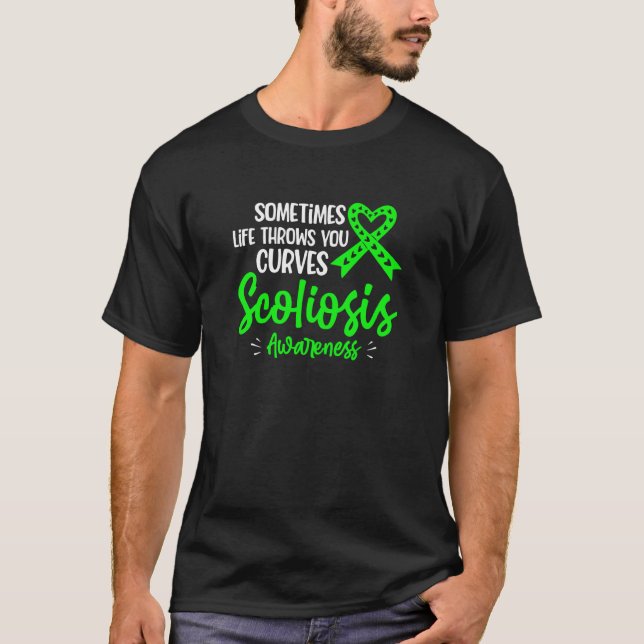 Back Surgery Recovery Scoliosis Awareness  13 T-Shirt (Front)