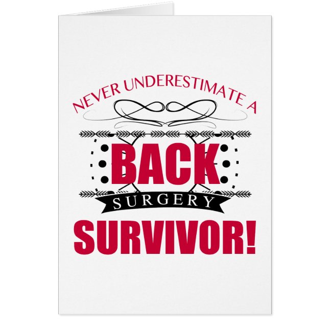 Back Surgery Survivor (Front)