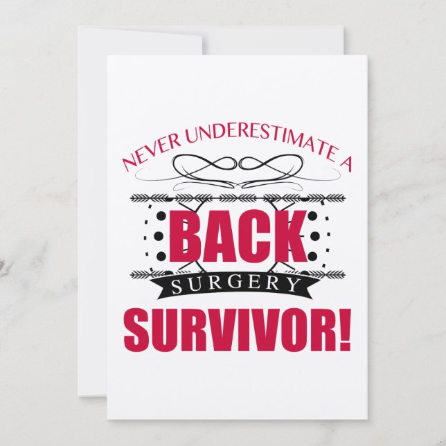 Back Surgery Survivor (Front)