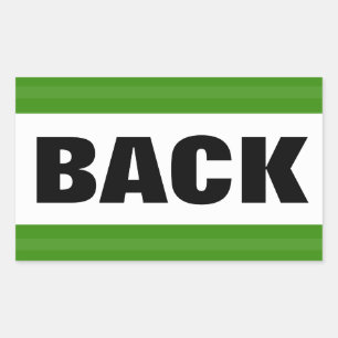 BACK TEXT STICKER