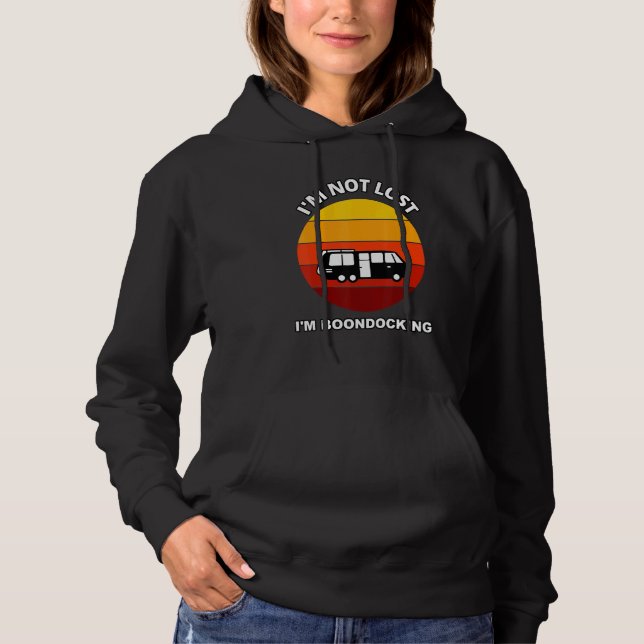 Back That Thing Up  Camper Rv Meme Camping Van Tra Hoodie (Front)