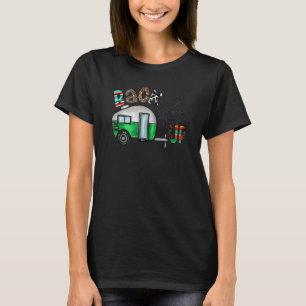 Back That Thing Up Happy Camper Western Leopard Ca T-Shirt