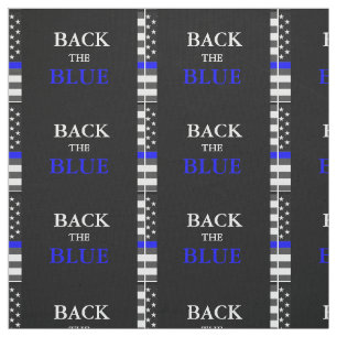 BACK THE BLUE FABRIC