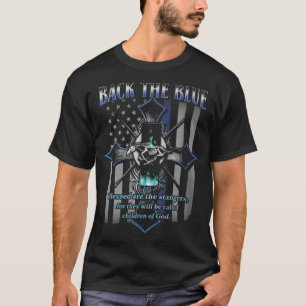 BACK THE BLUE MUstang T-Shirt