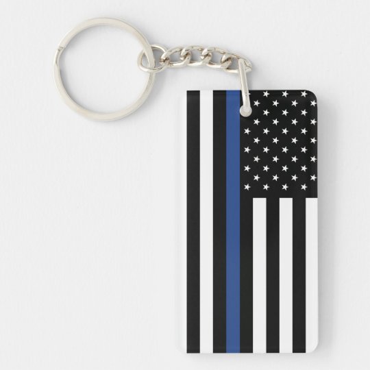 Back The Blue(single-sided) Keychain