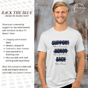 Back the Blue Tri-Blend Shirtr Shirt