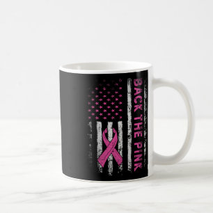 Back The Pink Breast Cancer Awareness Flag Toddler Coffee Mug