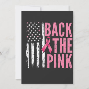 Back the Pink Breast Cancer Awareness Month Invitation