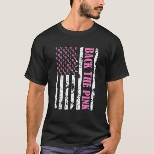 Back The Pink Breast Cancer Awareness Pigeon Flag T-Shirt