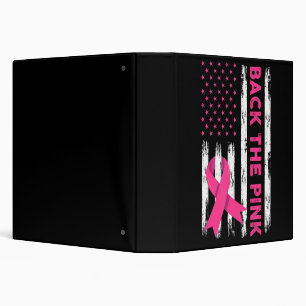 Back The Pink Breast Cancer Awareness T-Shirt62 Binder