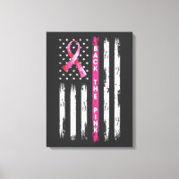 Back The Pink Ribbon Flag Breast Cancer Awareness 