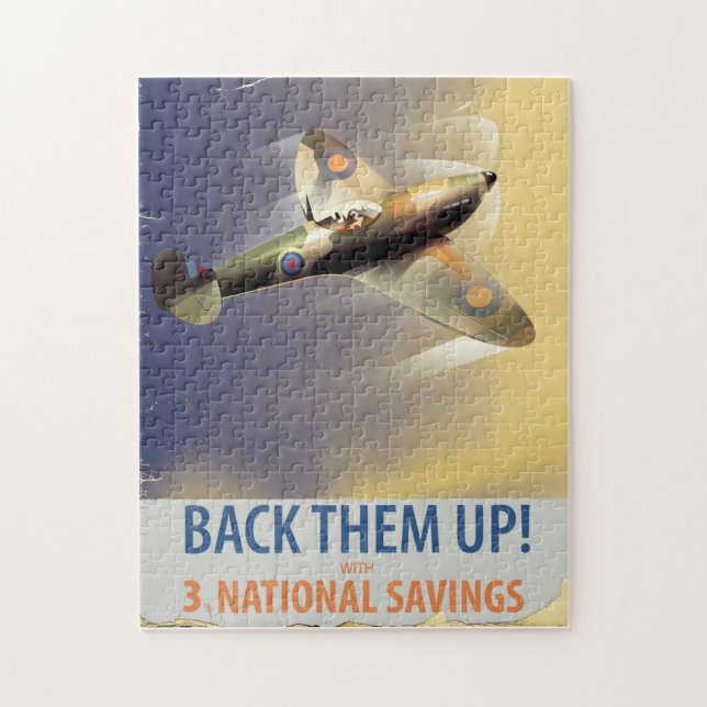 Back them up! WW2 poster Jigsaw Puzzle (Vertical)